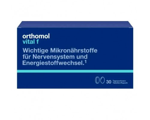Orthomol Vital f - Ортомол Витал ф набор таблетки + капсулы курс (на 30 дней)
