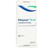 Абаджио 14 мг 28 шт. (Терифлуномид) таблетки
