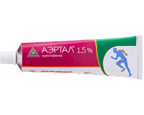 Аэртал 1,5 %  60 г крем для наружного применения