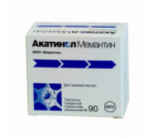 Акатинол Мемантин 10 мг 90 шт. таблетки