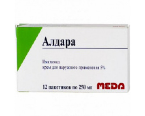 Алдара 5 % 250 мг 12 шт. (Имихимод) крем для наружного применения