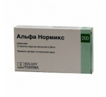 Альфа Нормикс 200 мг 12 шт. (Рифаксимин) таблетки
