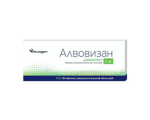 Алвовизан 2 мг 28 шт. таблетки