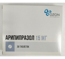 Арипипразол 15 мг 30 шт. таблетки