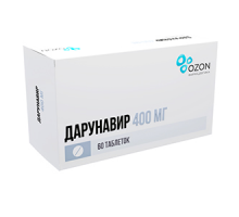 Дарунавир 400 мг 60 шт. таблетки