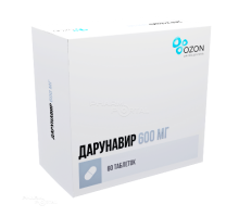 Дарунавир 600 мг 60 шт. таблетки