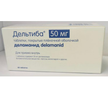 Дельтиба 50 мг 48 шт. таблетки (Деламанид)