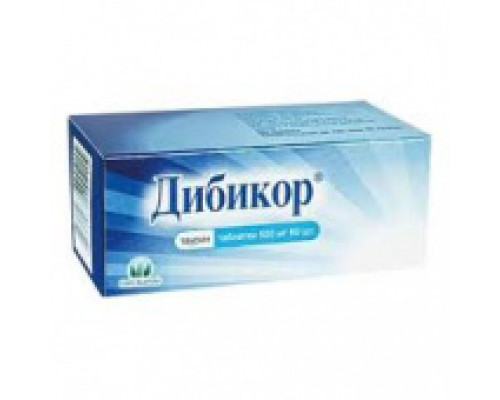 Дибикор 500 мг 60 шт. таблетки