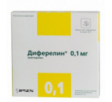 Диферелин 0,1 мг 7 шт. (Трипторелин) лиофилизат для инъекций