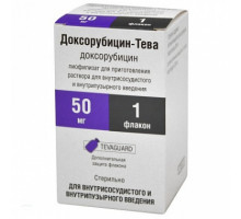 Доксорубицин Тева 50 мг 1 шт лиофилизат