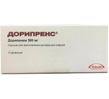 Дорипрекс 500 мг 10шт. флакон