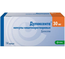 Дулоксента 30 мг 14 шт. капсулы кишечнорастворимые
