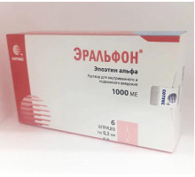 Эральфон 1000 МЕ 0,3 мл 6 шт. (Эпоэтин альфа) раствор шприцы