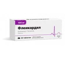 Флеикардил 100 мг (Флекаинид) 30 шт. блистер таблетки