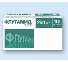 Флутамид 250 мг 100 шт. таблетки