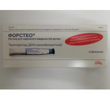 Форстео 250 мкг/мл 2,4 мл 1 шт. (Терипаратид) раствор для подкожного введения шприц-ручка
