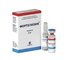 Фортелизин 5 мг 1 шт. (Рекомбинантный белок, содержащий аминокислотную последовательность стафилокиназы) лиофилизат для приготовления рас