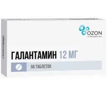 Галантамин 12 мг 56 шт. таблетки покрытые пленочной оболочкой