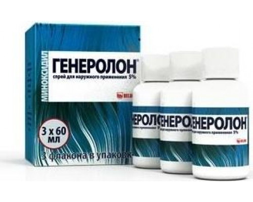 Генеролон спрей 5% 60 мл 3 шт