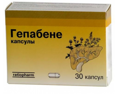 Гепабене капсулы 30шт