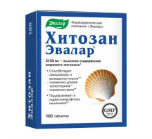 Хитозан эвалар таб. 0,5г 100 шт