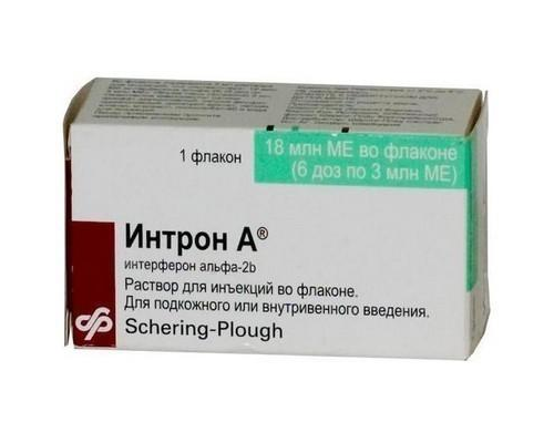 Интрон А флакон 18 млн.МЕ 3 мл 6 доз