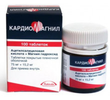 Кардиомагнил 75 мг+15,2 мг