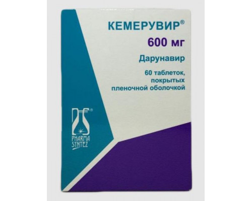 Кемерувир 600 мг 60 шт. таблетки
