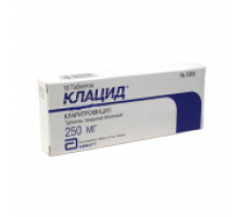 Клацид 250 мг 10 шт. таблетки