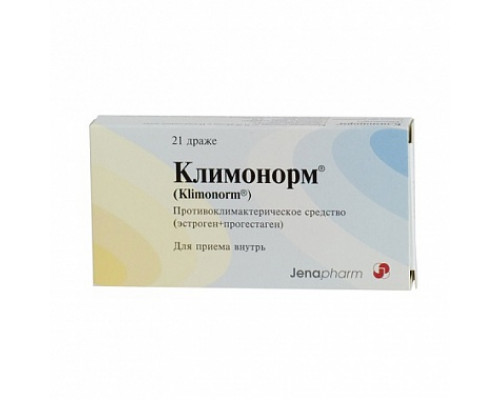 Климонорм 21 шт. драже (Левоноргестрел+Эстрадиол)