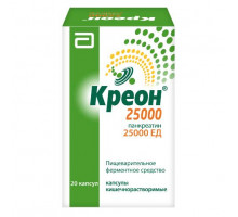 Креон 25000 20 шт. капсулы кишечнорастворимые