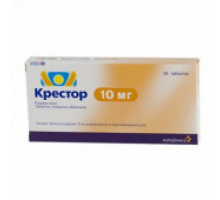 Крестор 10 мг 28 шт. таблетки