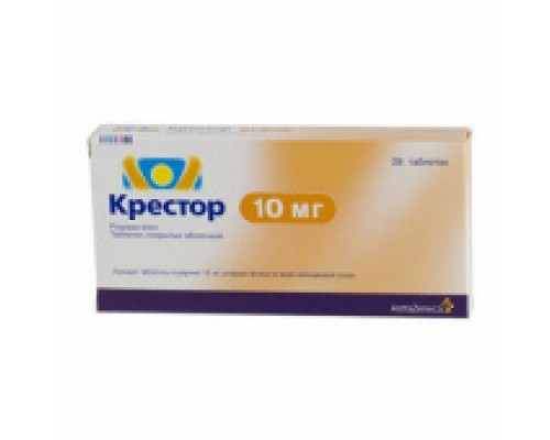 Крестор 10 мг 28 шт. таблетки