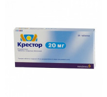 Крестор 20 мг 28 шт. таблетки