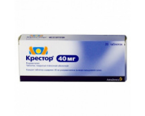 Крестор 40 мг 28 шт. таблетки