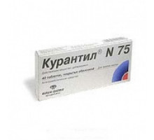 Курантил 75 мг 40 шт. таблетки