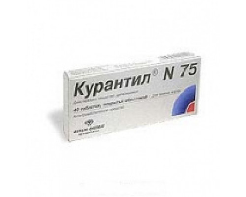 Курантил 75 мг 40 шт. таблетки