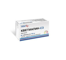 Кветиапин СЗ 100мг 60 шт. таблетки покрытые пленочной оболочкой Северная звезда