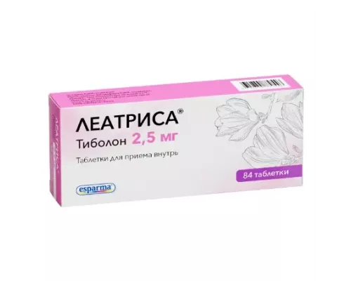 Леатриса 2,5 мг (Тиболон) 84 шт. таблетки