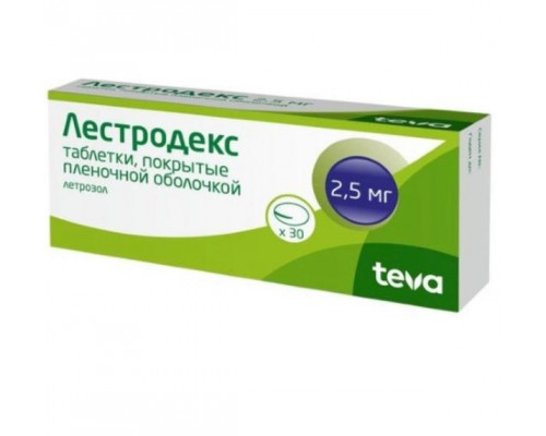 Лестродекс таблетки 2,5 мг 30 шт. Летрозол-тева