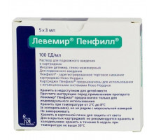 Левемир Пенфилл картриджи 100 МЕ/мл 3 мл 5 шт