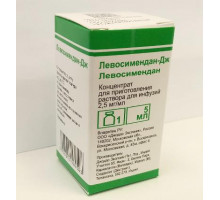 Левосимендан-Дж 2,5 мг/мл 5 мл 1 шт. концентрат