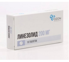 Линезолид 200 мг 10 шт. таблетки