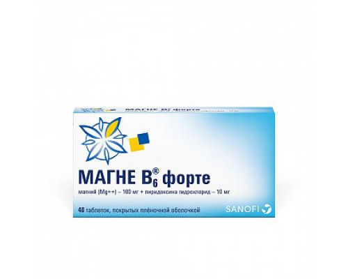 Магне В6 форте 40 шт таблетки