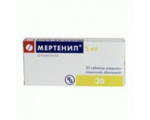 Мертенил 5 мг 30 шт. (Розувастатин) таблетки