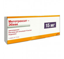 Метотрексат 15 мг (10 мг/мл 1,5 мл) раствор шприц