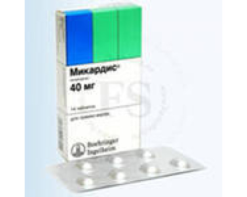 Микардис 40Мг 14 шт