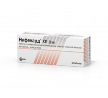 Нифекард ХЛ таблетки 30 мг 60 шт