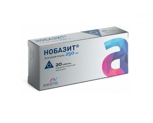 Нобазит 250 мг 20 шт. таблетки