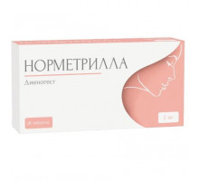 Норметрилла 2 мг 28 шт. (Диеногест) таблетки